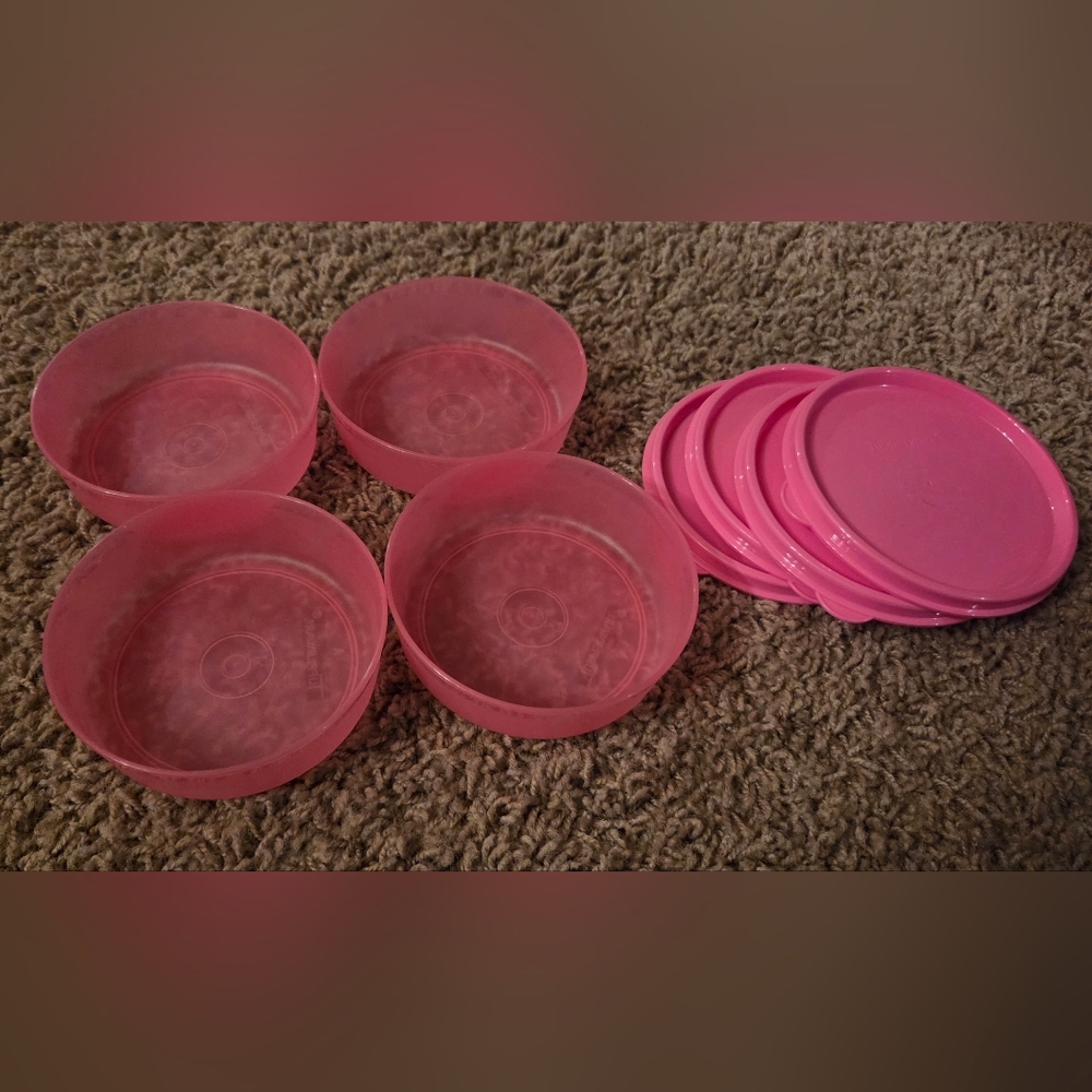 Pink Party Storage Containers
